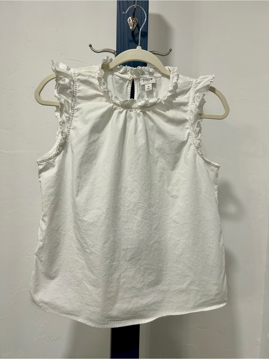J. Crew Factory Tops - J. Crew Factory Sleeveless Ruffleneck Top